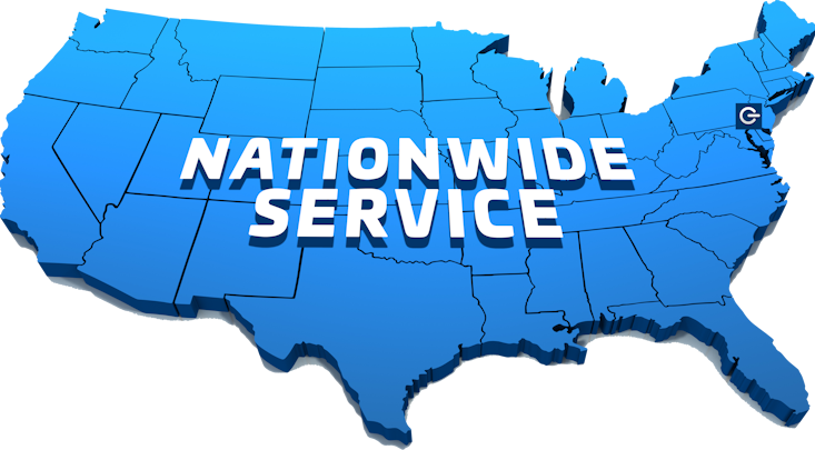 Our Service Area is nationwide